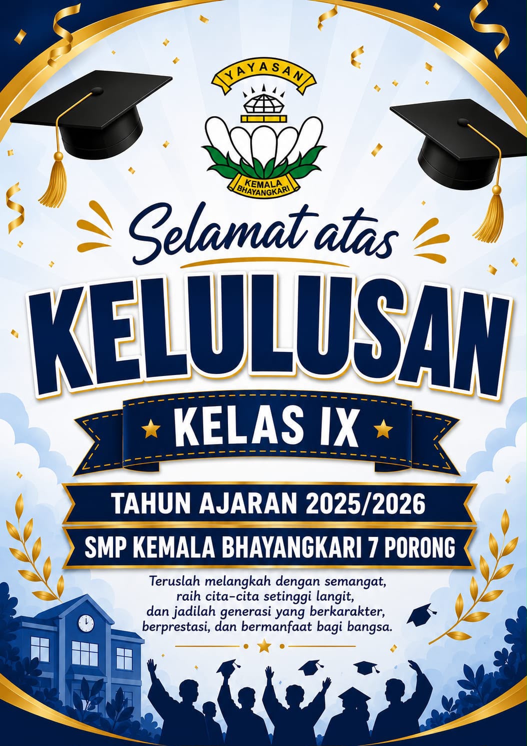 Pengumuman Kelulusan Kelas IX
